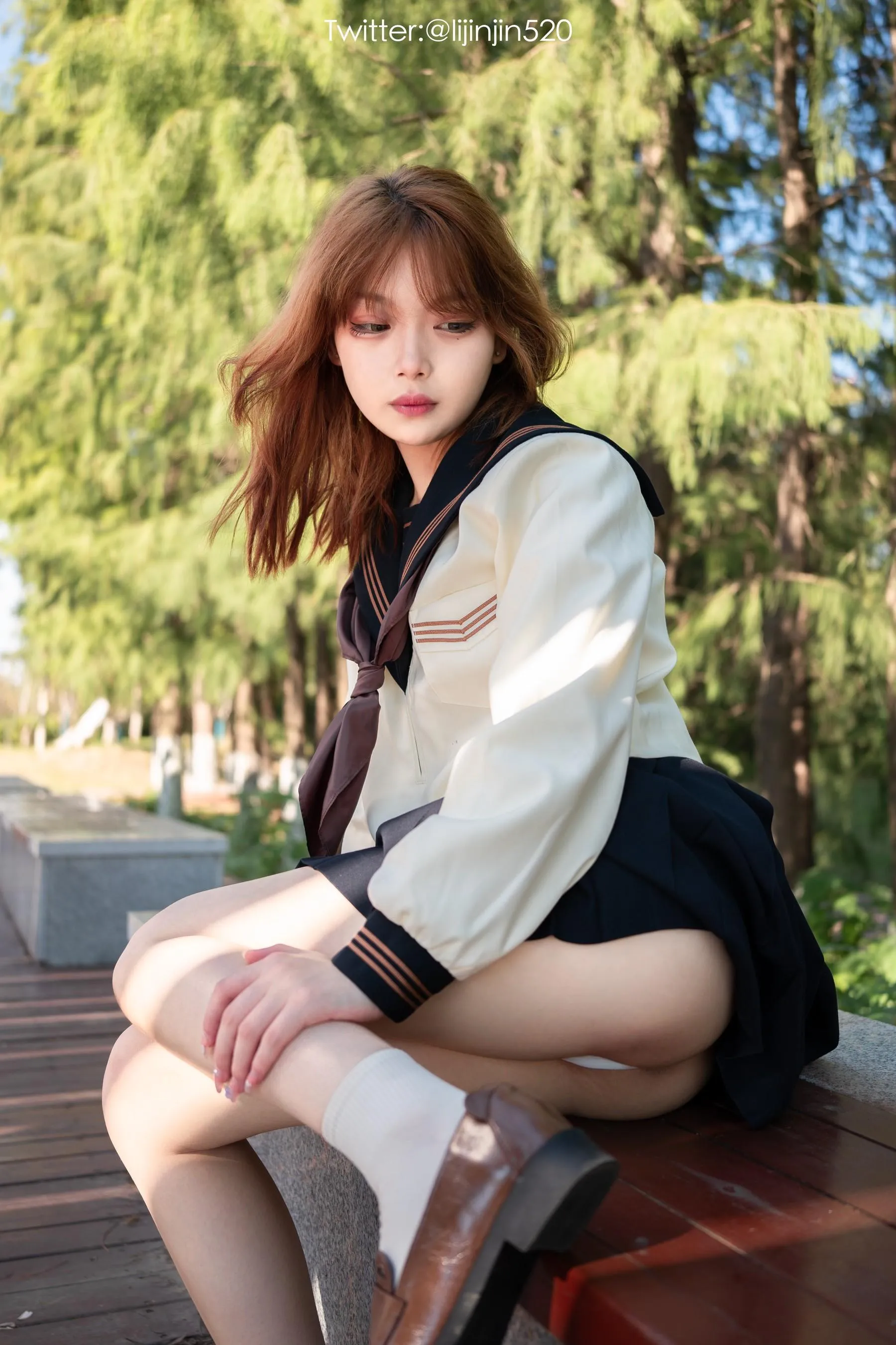 梨瑾瑾 – NO.04 茶羽中 [38P]插图4